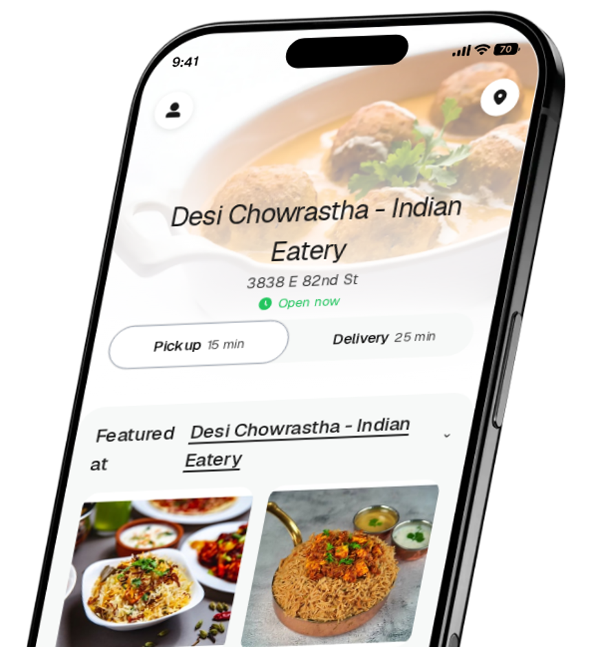 Desi Chowrastha - Indian Eatery app preview