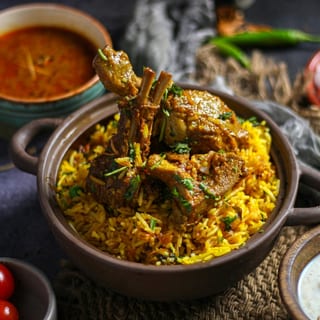 Goat Dum Biryani